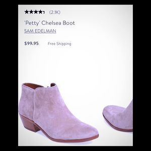 Sam Edelman suede booties